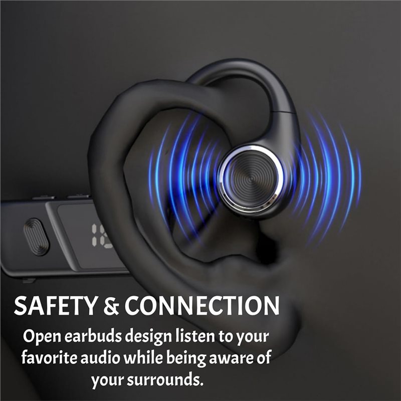 B27B Open Ear Bone Conduction  - Bone Conduction Running Headphones 评论和价格