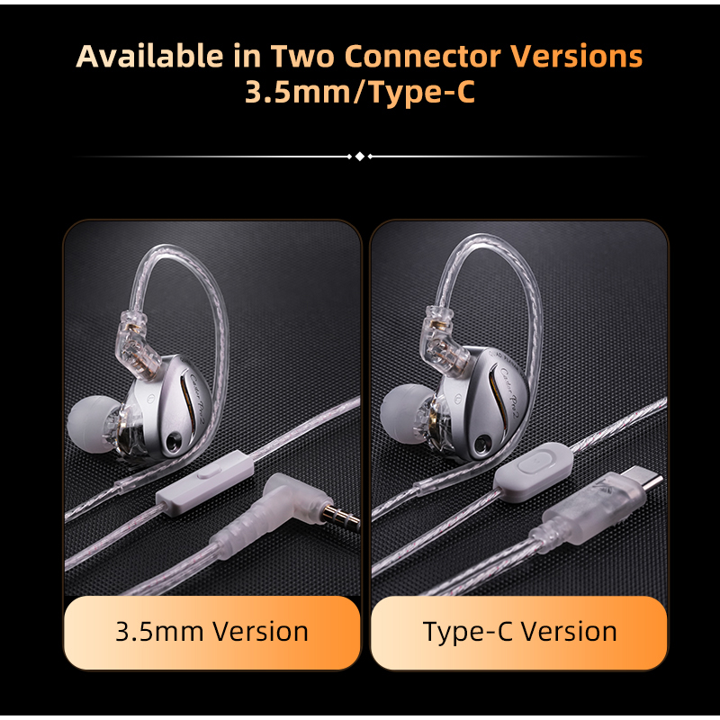 KZ Castor Pro 2 HiFi IEM Earph - Type C Wired Earphones With Mic 评论和价格