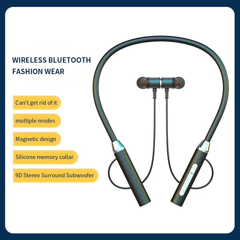Fone Bluetooth 5.0 Neckband Ea - Magnetic Neckband Sports Earphones 评论和价格