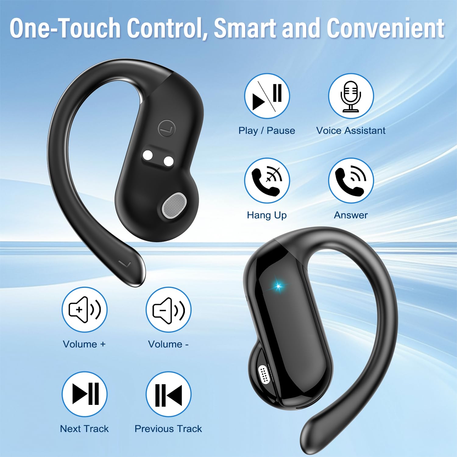 2026 Open-Ear Earbuds Bluetoot - Type C Wired Earphones With Mic 评论和价格