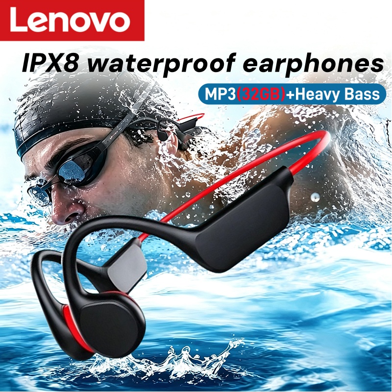 Lenovo Bone Conduction Headset - Bone Conduction Running Headphones 评论和价格