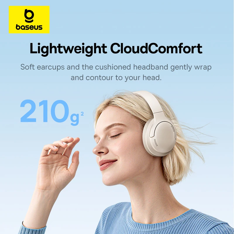 Baseus Wireless Headphones Blu - Anc Wireless Over Ear Headphones 评论和价格